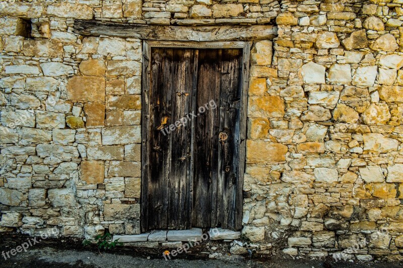 Wall Door Architecture Doorway Entrance