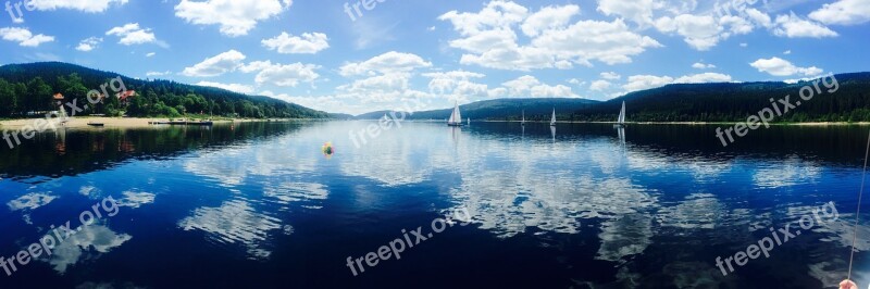 Schluchsee Panorama Sail Black Forest Dinghy