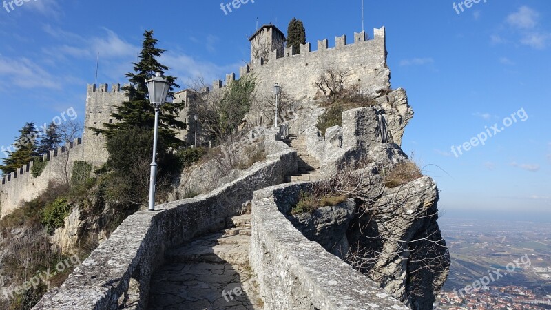 San Marino Rock Landscape Free Photos