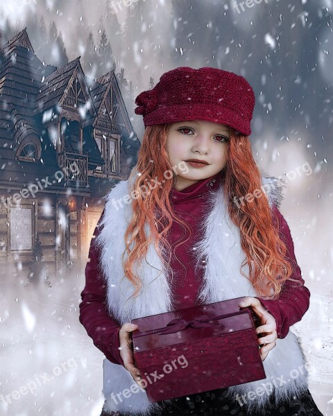 Winter Vampire Girl Free Photos