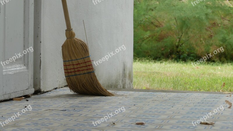 Broom Door Clear Clean House