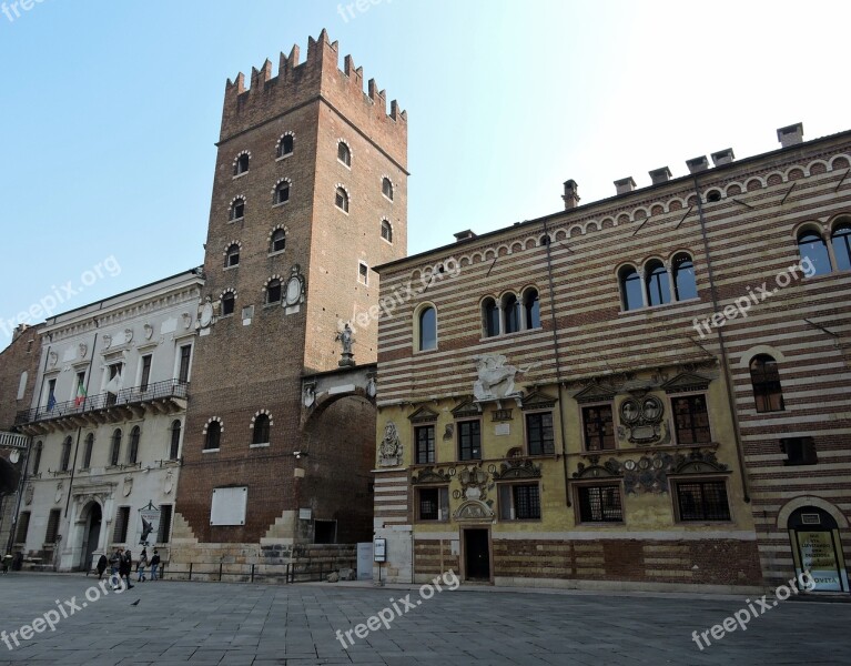 Piazza Dante Verona Monument Building