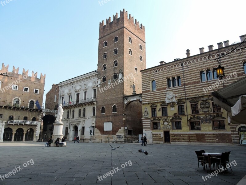 Piazza Dante Verona Monument Building