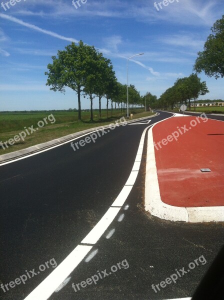 Road Surface Reflection Groningen Poly Civil Free Photos