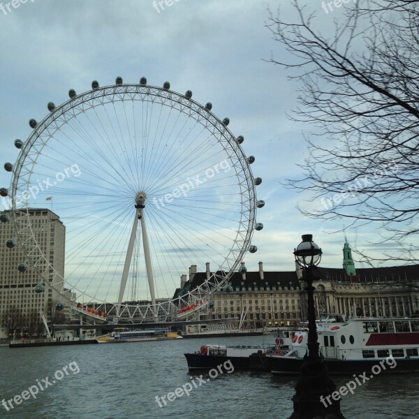 England London Britain Thames Wheel