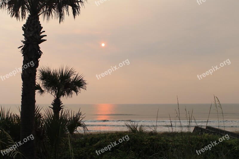 Sunrise On Ponte Vedra Beach Dawn Atlantic Ocean Beach