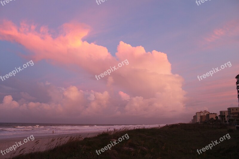 Sunrise Ponte Vedra Beach Atlantic Florida Sand