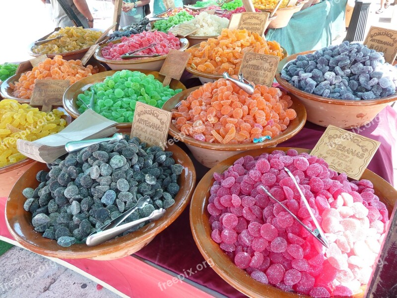 Sweets Market Stall Food Delicious