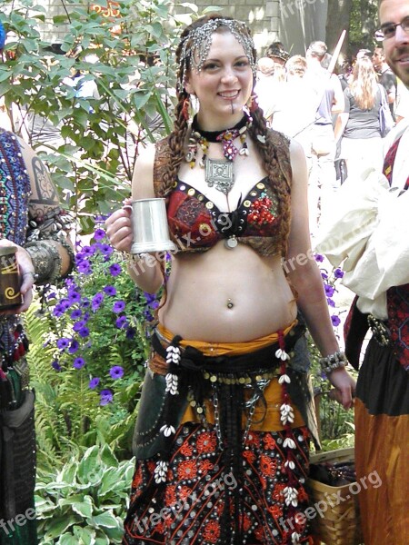 Renaissance Fair Costume Magical Woman