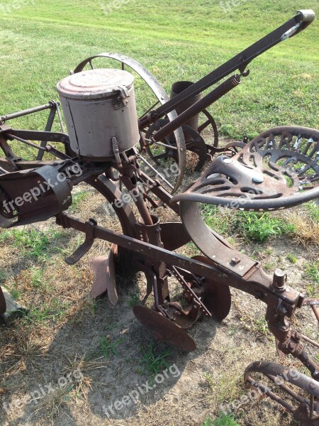 Tractor Old Farm Machinery Rusty