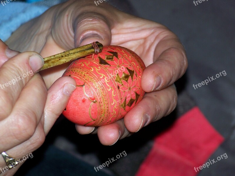 Romania Painted œufs Hands Artist Free Photos