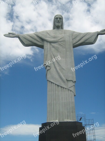 Jesus Brazil Corcovado Free Photos