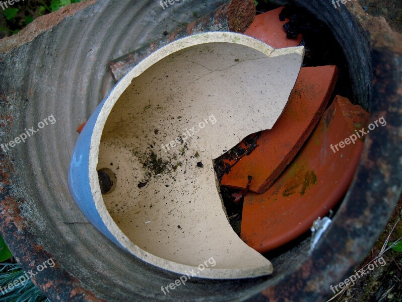 Shard Clay Pot Broken Ceramic Free Photos