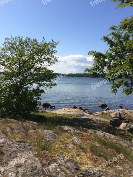 Sweden Blue Himmel Sky Blue Summer