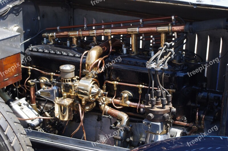 Engine Old Cars Automobile Free Photos