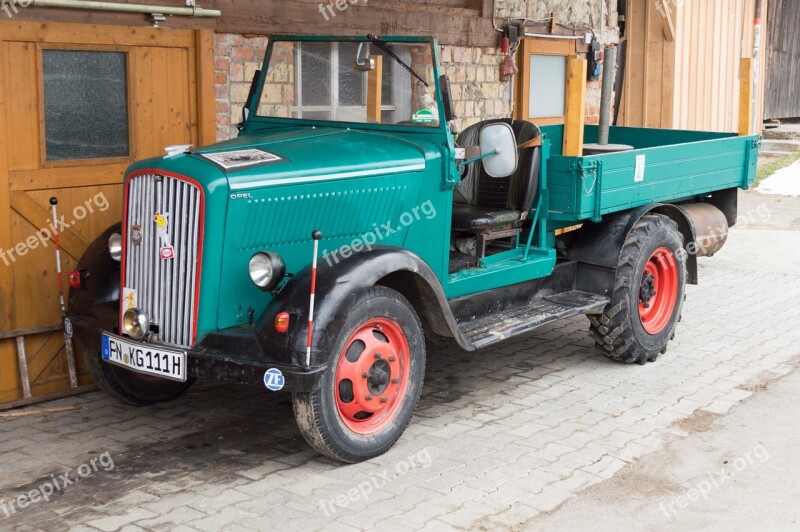 Oldtimer Opel Truck Free Photos