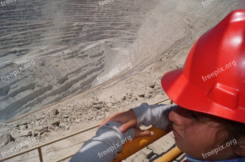 Mining Girl Helmet Free Photos