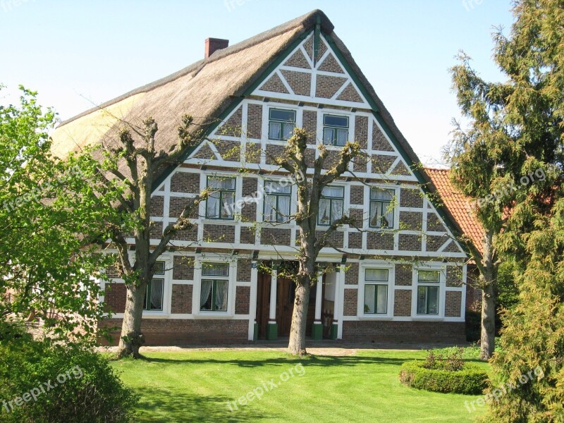 House Truss Building Farmhouse Farm