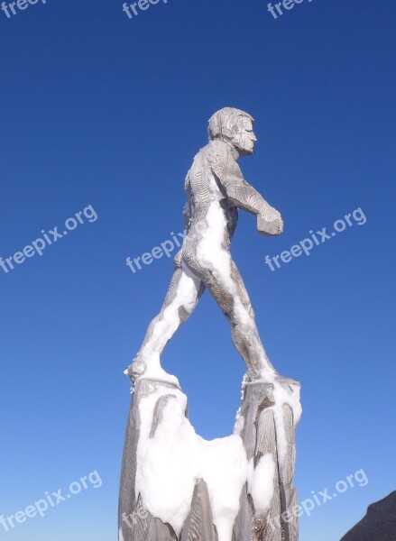 Art Wood Sculpture Zugspitze Free Photos