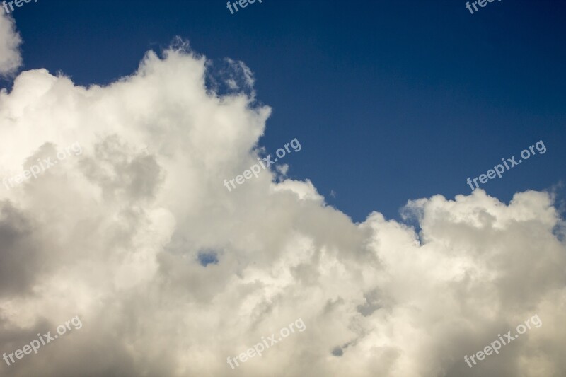 Clouds Cloud White Blue Nature