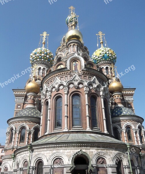 Sankt Petersburg Russia Church Of The Resurrection Free Photos