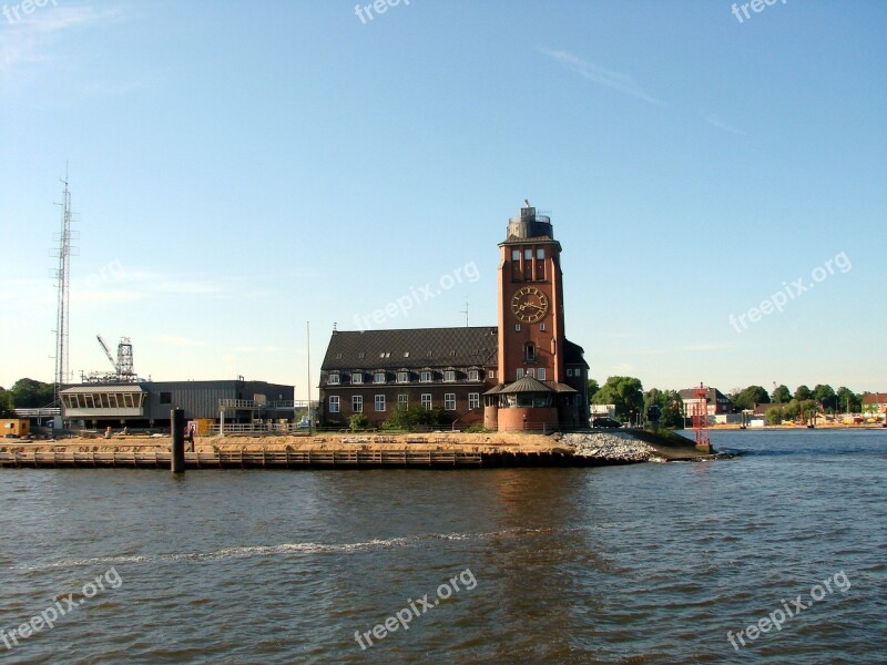 Hamburg Port Pilot Station Elbe Free Photos