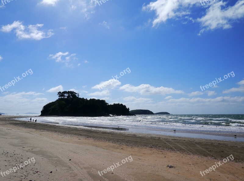 Boryeong Bathing Beach Sky Cloud Korea