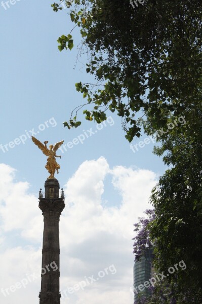 Mexico Monument Sculpture Angel Of Independence Free Photos