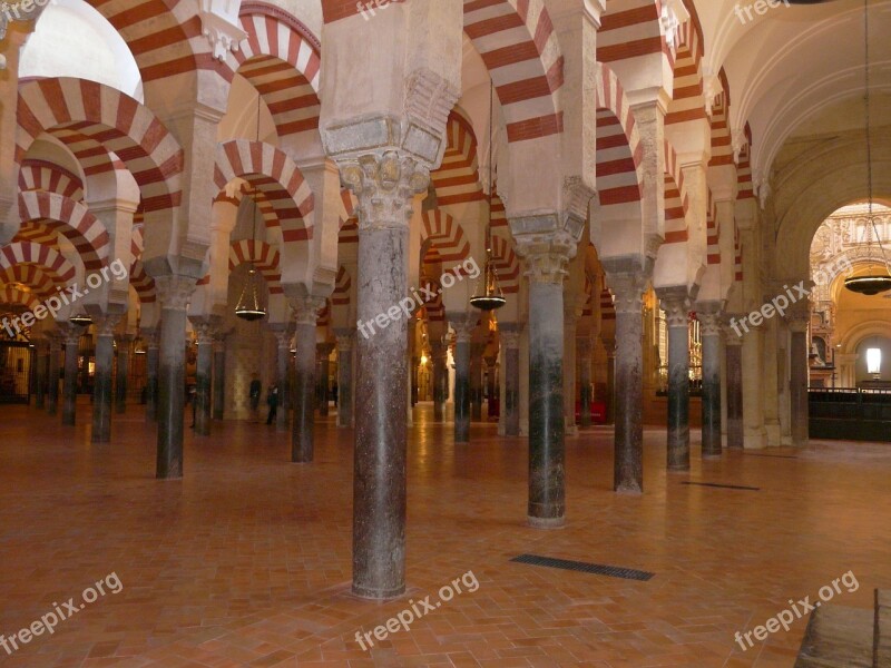 Mosque Muslim Art Cordoba Free Photos