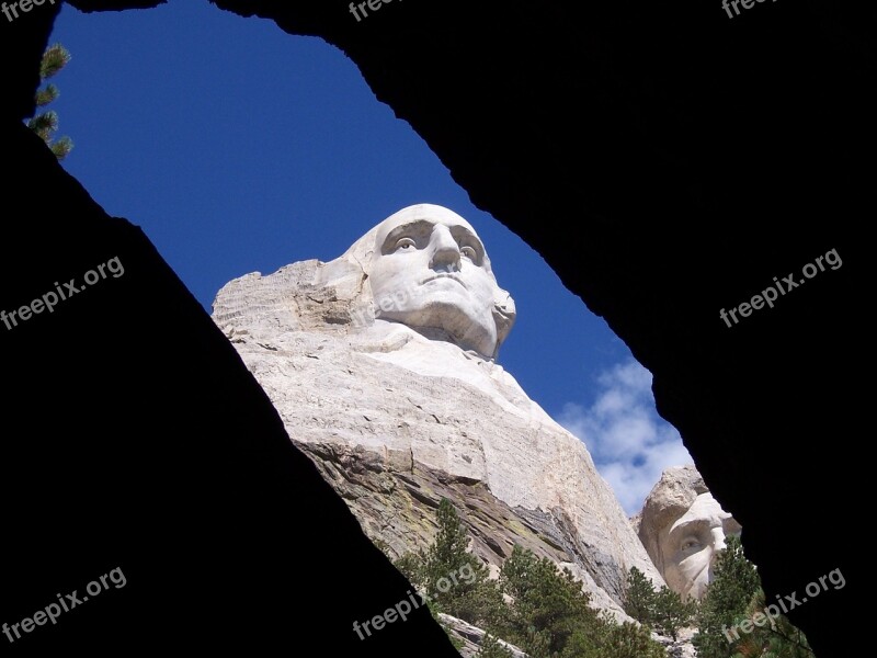 Mount Rushmore George Washington National Memorial Sculpture South Dakota