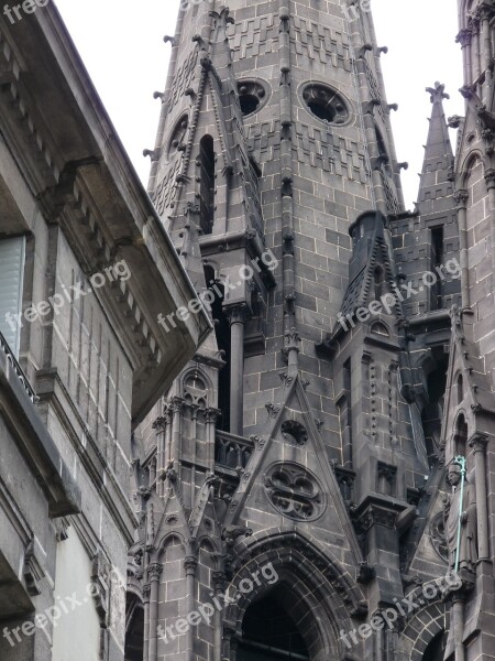 France Clermont-ferrand Cathedral Free Photos