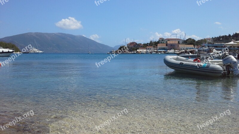 Greece See Water Port Kefalónia