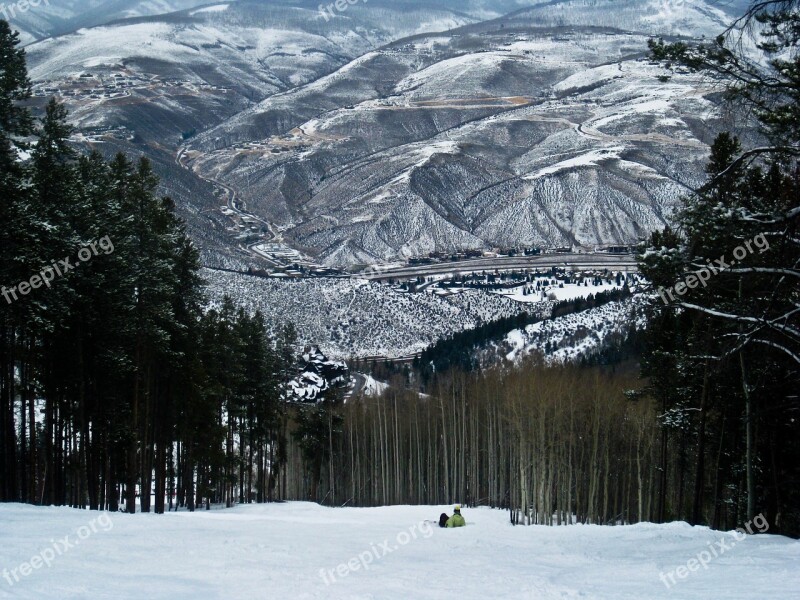 Mountains Snow Snowboard Outdoors Landscape