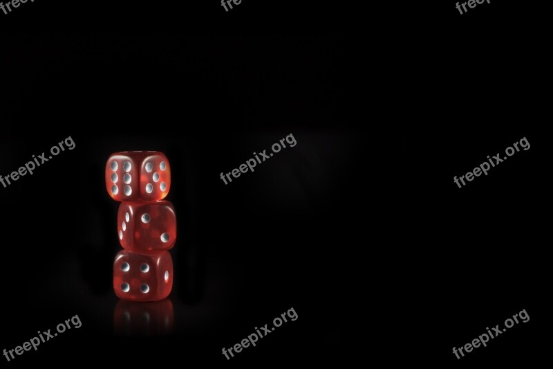 Cube Gambling Play Light Glass Cube