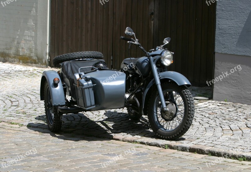 Old Motorcycle Bmw Sidecar Historic Motorcycle Oldtimer