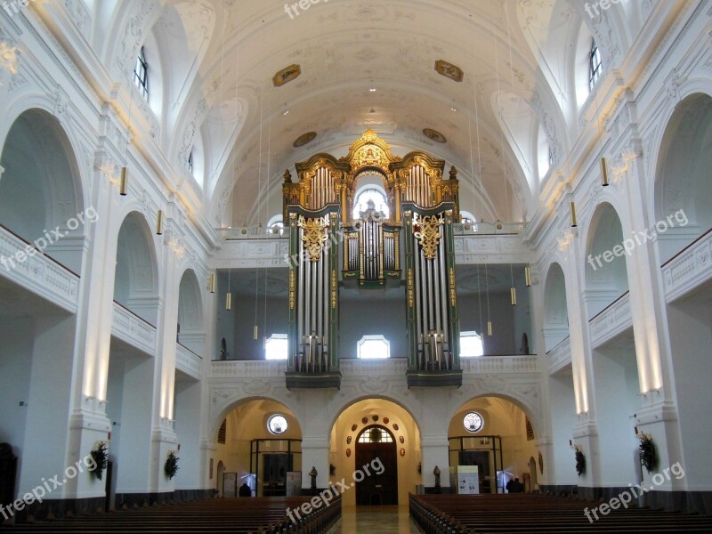 Church Altötting Place Of Pilgrimage Upper Bavaria Basilica