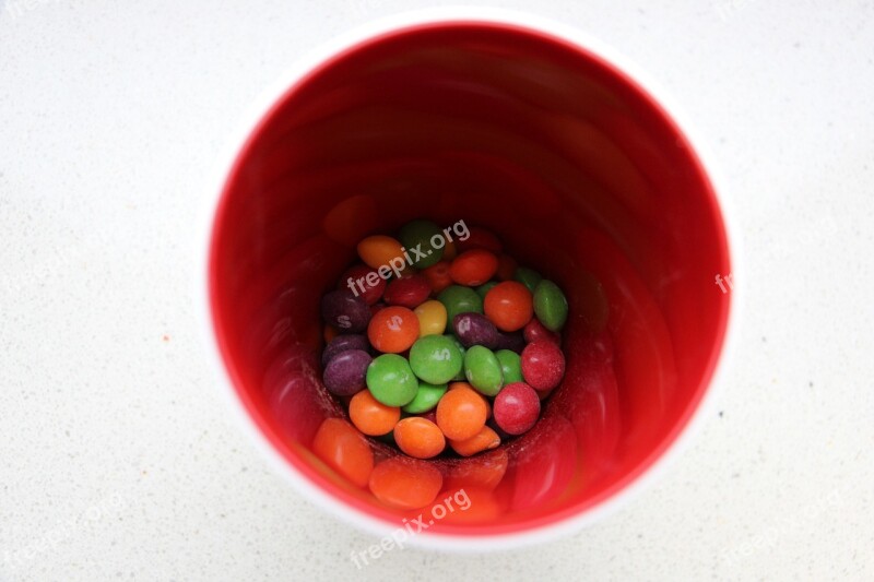 Smarties Candy Colorful Chocolate Lentils Free Photos