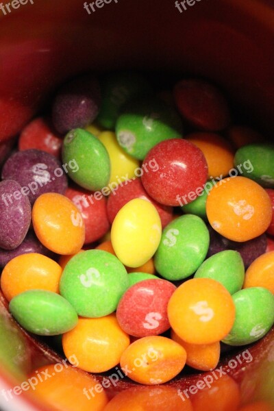 Smarties Candy Colorful Chocolate Lentils Free Photos