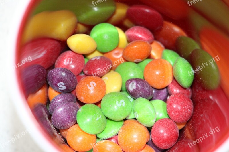 Smarties Candy Colorful Chocolate Lentils Free Photos