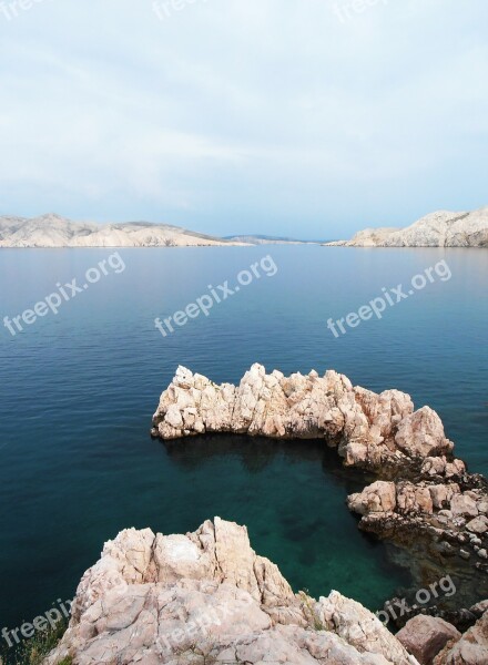 Baska Croatia Island Sea Mediterranean