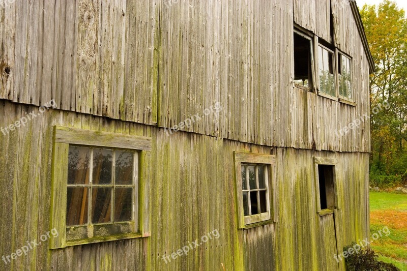 Barn Dairy Agriculture Building Wood