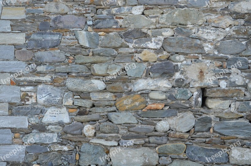 Stones Wall Stone Wall Patch Castle Wall