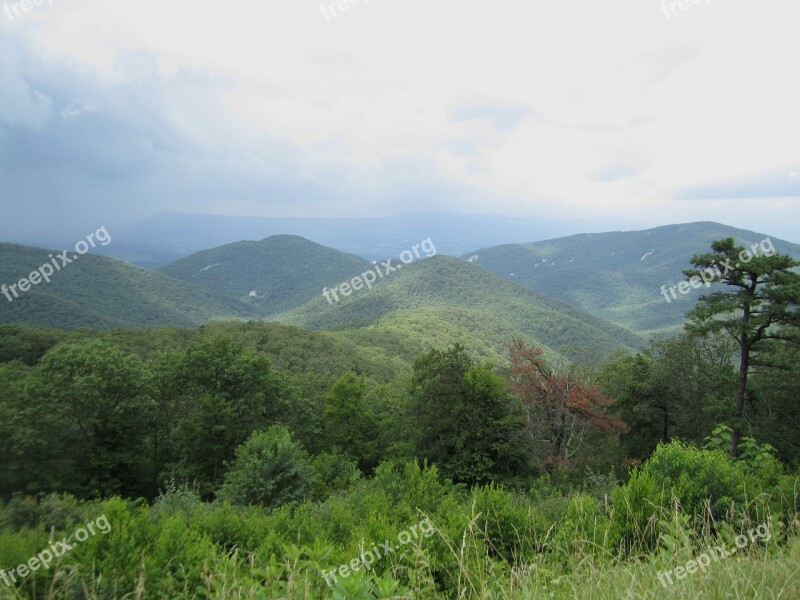 Mountains Virginia Landscape Nature Scenic