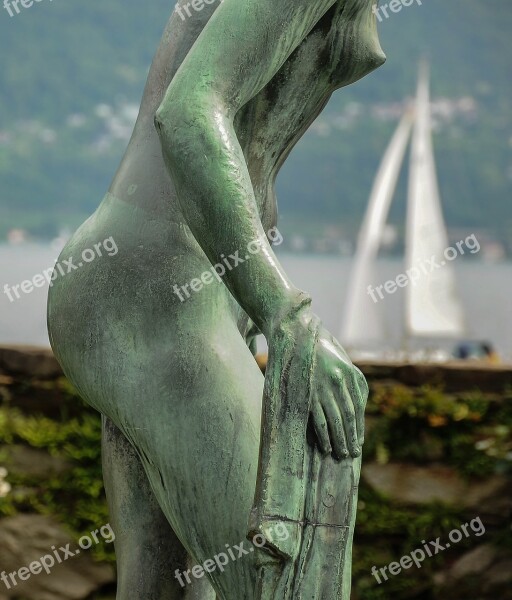 Statue Brissago Islands Free Photos