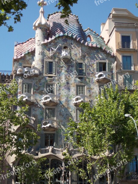 Barcelona Spain Architecture Building Europe