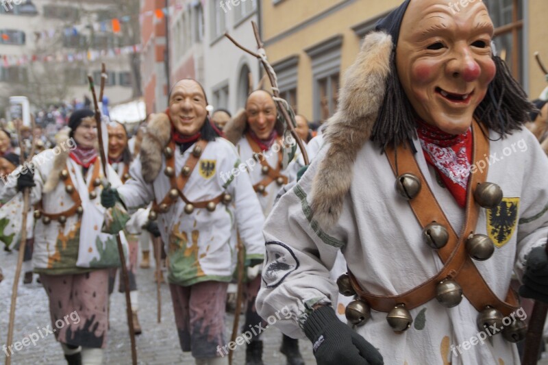 Strassenfasnet Fools Jump Swabian Alemannic Fasnet Move