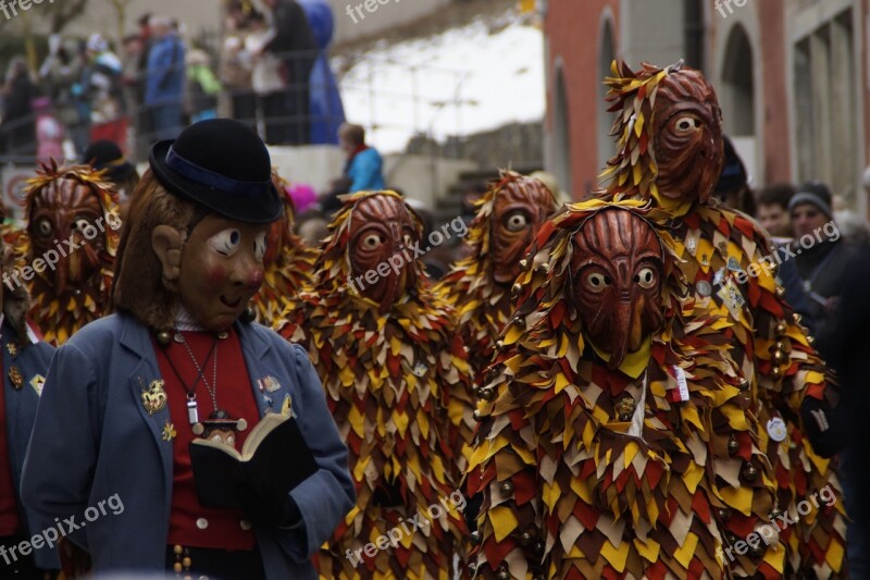 Strassenfasnet Fools Jump Swabian Alemannic Fasnet Move