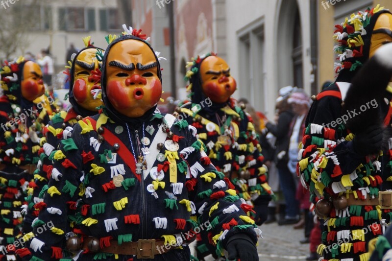 Strassenfasnet Fools Jump Swabian Alemannic Fasnet Move