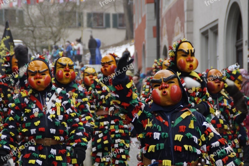 Strassenfasnet Fools Jump Swabian Alemannic Fasnet Move