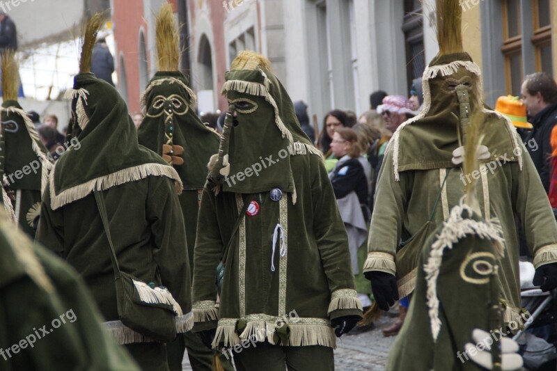 Ghosts Rush Ghosts Strassenfasnet Fools Jump Swabian Alemannic